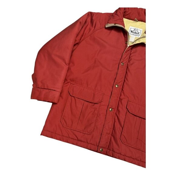 VINTAGE WOOLRICH Retro 90s Winter Designer Puffer Parka Coat Jacket Womens Large - Picture 4 of 5